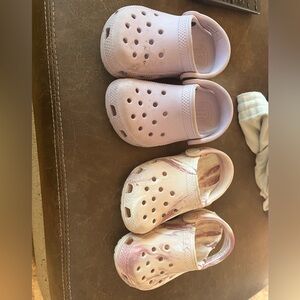 Crocs size 8  (2) sets